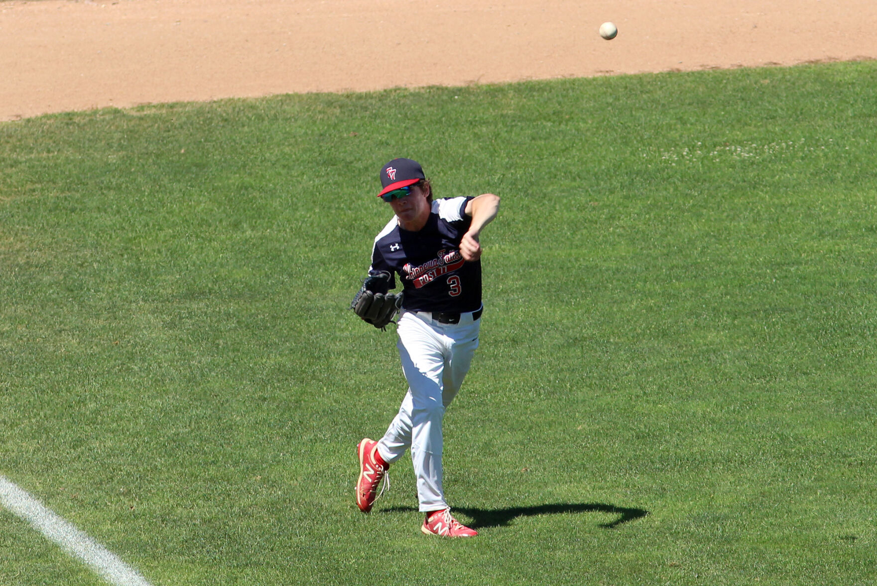 Chippewa Falls Post 77 senior legion baseball at Eau Claire Pizza Hut Post 53 7-21-22